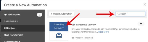 How to create an e-mail opt-in