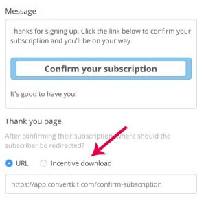 how to create an email optin