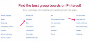 find group boards